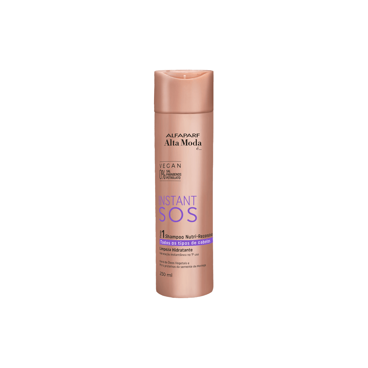 Alta Moda È | Shampoo Hidratante Instant SOS Nutri-Reconstructor 250 ml