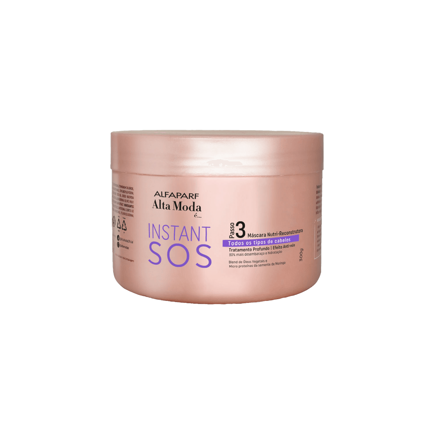 Alta Moda È | Máscara Intensiva Instant SOS Nutri-Reconstructor 300 g