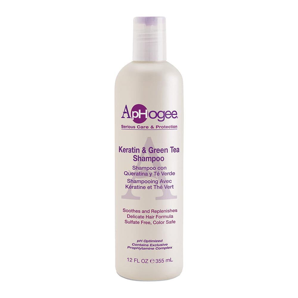 Aphogee | Keratin y Green Tea Shampoo 12FOZ 12oz-354ml